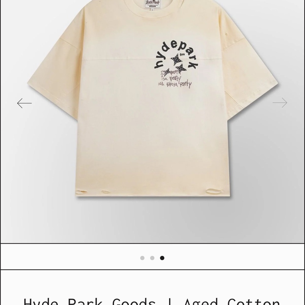 Cream Graphic T-Shirt